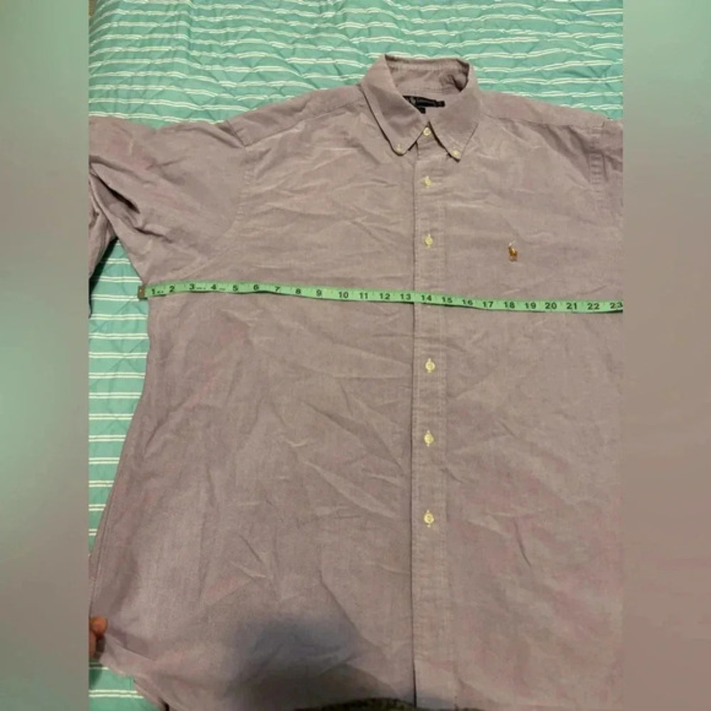 Ralph Lauren Yarmouth 100% Cotton Pinpoint grayish purple Size 17-34
Bin 8
